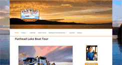 Desktop Screenshot of flatheadlakeboattour.com